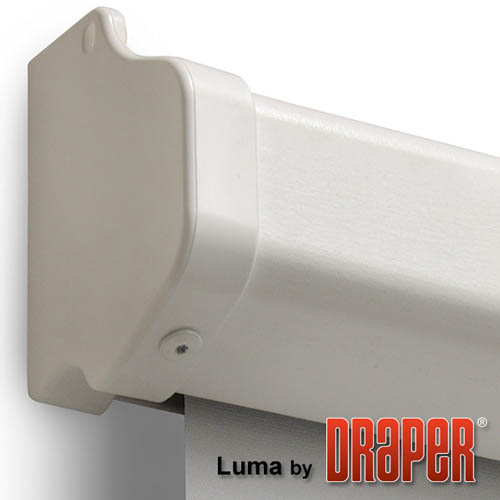 Draper 206193-Black-CUSTOM Luma 2 100 diag. (49x87) - HDTV [16:9] - Matt White XT1000E 1.0 Gain - Draper-206193-Black-CUSTOM