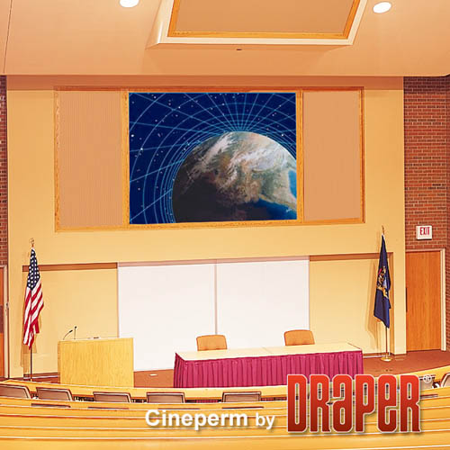 Draper 251127SC Cineperm 110 diag. (54x96) - HDTV [16:9] - ClearSound NanoPerf XT1000V 1.0 Gain - Draper-251127SC
