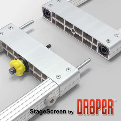 Draper 383571 StageScreen (Black) 142 diag. (75x120) - Widescreen [16:10] - 1.2 Gain - Draper-383571