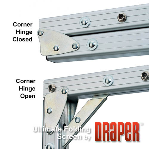 Draper 241327 Ultimate Folding Screen with Extra Heavy-Duty Legs 173 diag. (92x147)-Widescreen [16:10] - Draper-241327