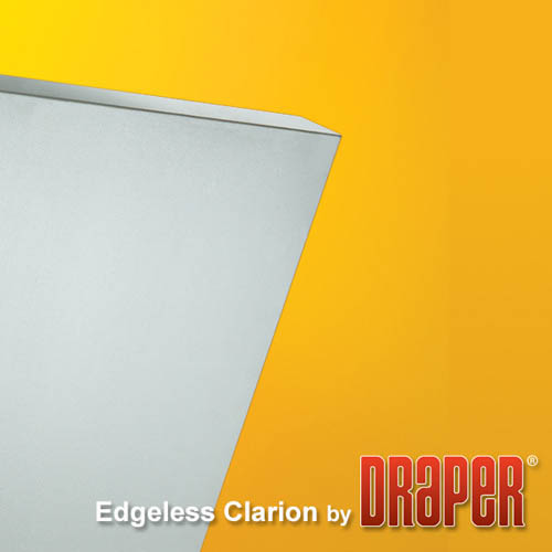 Draper 255027 Edgeless Clarion 109 diag. (58x92) - Widescreen [16:10] - Matt White XT1000V 1.0 Gain - Draper-255027